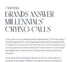 Brands answer millenials crying calls